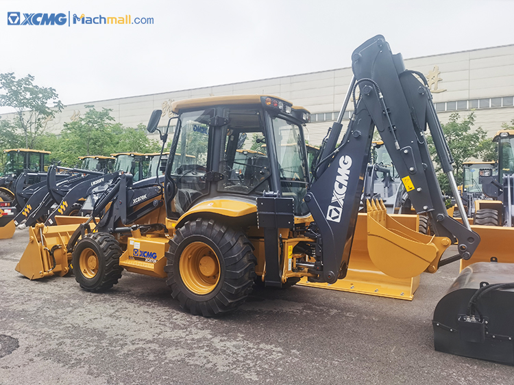 XCMG mini 2.5 ton backhoe excavator loader XC870K with 4in1 bucket price