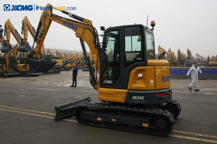 XCMG 5 ton small excavator machine XE55E ( (Euro Stage V) ) for European market price