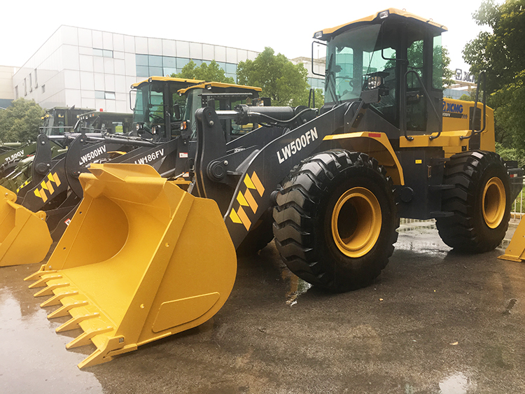 XCMG 5 ton bucket loader LW500FN with catalog PDF