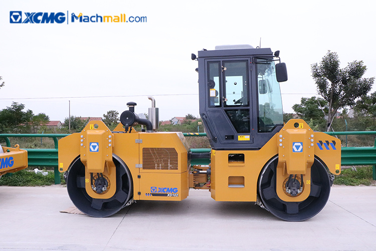 10 ton XCMG double drum pavement roller XD103 price