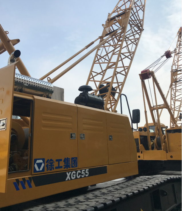 XCMG crawler mobile cranes 50 ton machine for construction price