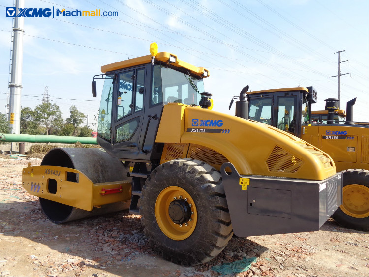 XS143J road roller for sale | XCMG XS143J vibratory road roller 14 ton price