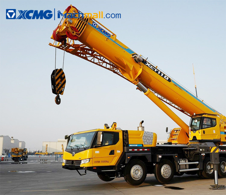 110 ton XCMG telescopic boom truck crane XCT110 for sale
