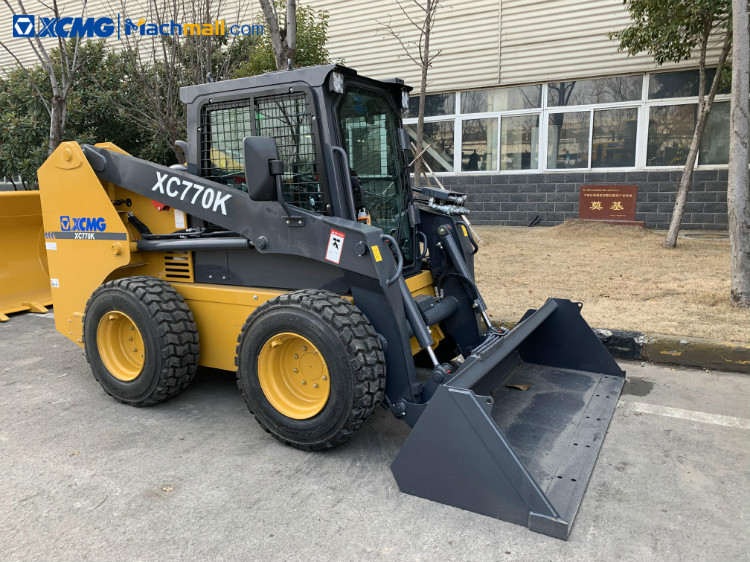 XCMG skid steer wheel loader 1 ton XC770K price