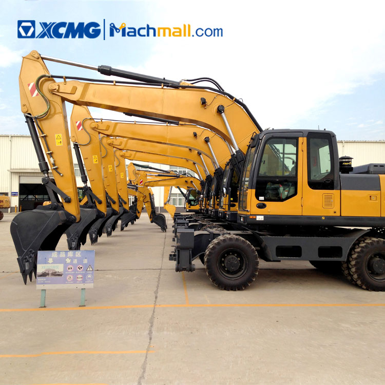 XCMG Factory price 21ton Wheel Excavator XE210WD With High digging power