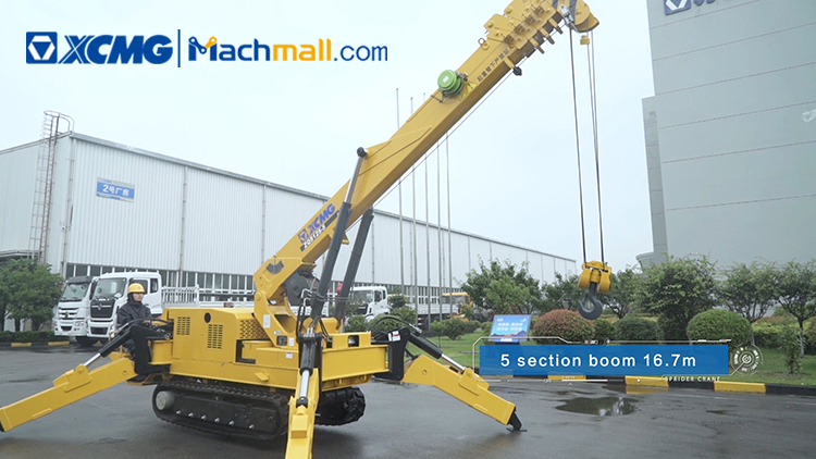 XCMG 6 ton mini crawler spider cranes ZQS125-5 price