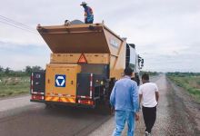 XCMG asphalt machine XTF1403R 4m spray width for road surface sale