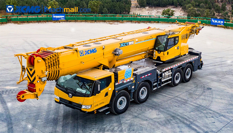 95 ton 7 jib XCMG telescopic truck crane XCT95L7 for sale