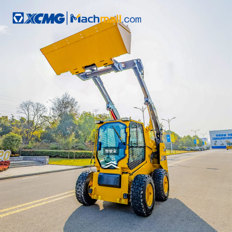 XCMG 1 ton mini Chinese skid steer loader XC7-SV12 with CE price