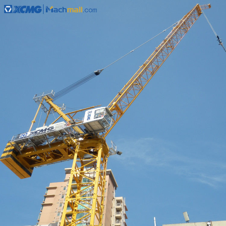 XCMG Manufacturer 10 ton small luffing tower crane for sale