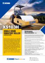 XCMG Official XS103H Road Roller for sale