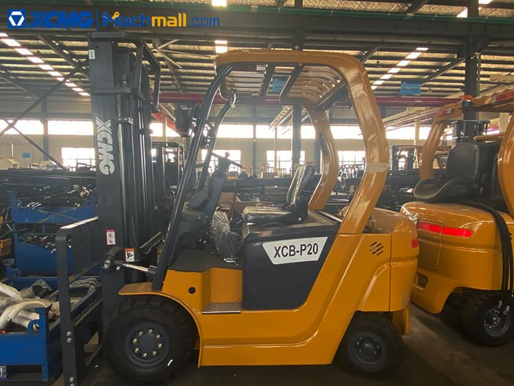 XCMG small electric forklift 2 ton XCB-P20 with 2 - 4m mast height price