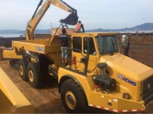 XCMG Official mining dump truck 6x6 40 ton  XDA40 articulated dump truck for sale