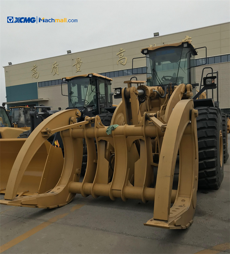 XCMG 3 5 7 8 10 ton Wheel Loader with Log Forks and Grapples for sale