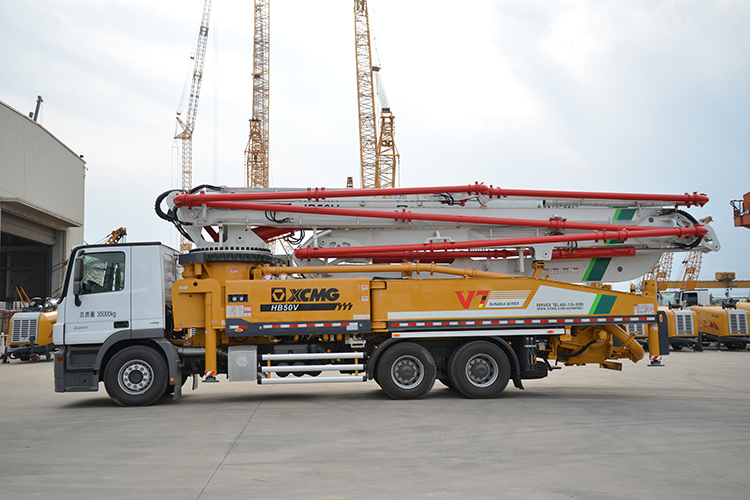 XCMG Schwing concrete pump truck HB50V China new 50m concrete truck with benz chassis price