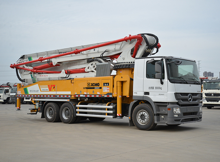 XCMG Schwing concrete pump truck HB50V China new 50m concrete truck with benz chassis price