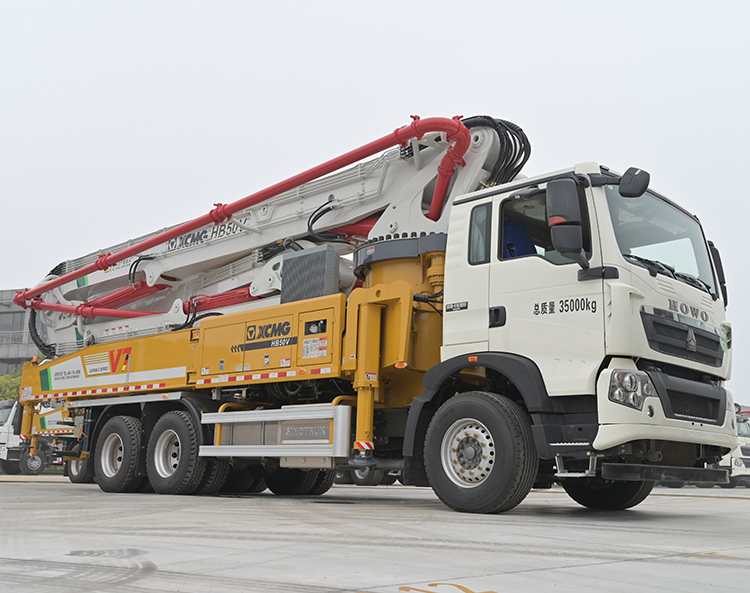 XCMG official 50m China new concrete pump truck HB50V with Sinotruk chassis price