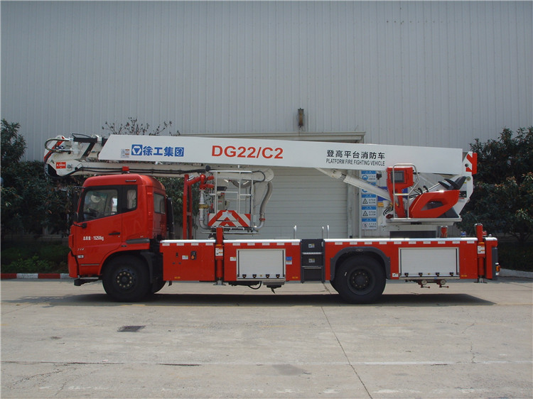 XCMG official 4x2 22m hydraulic airport platform fire trucks DG22C2 price