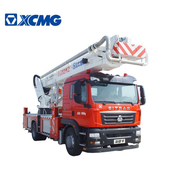 XCMG official rescue fire truck 32m DG32K2 China mini aerial platform fire truck for sale