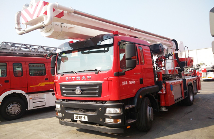 XCMG aerial platform fire truck DG32K3 China 32m fire fighting truck for sale