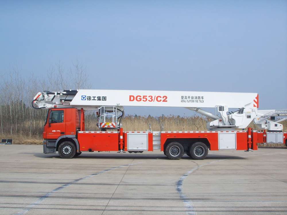 XCMG Official 53m Elevating Aerial Work Platform Fire Truck DG53C/C2 for sale