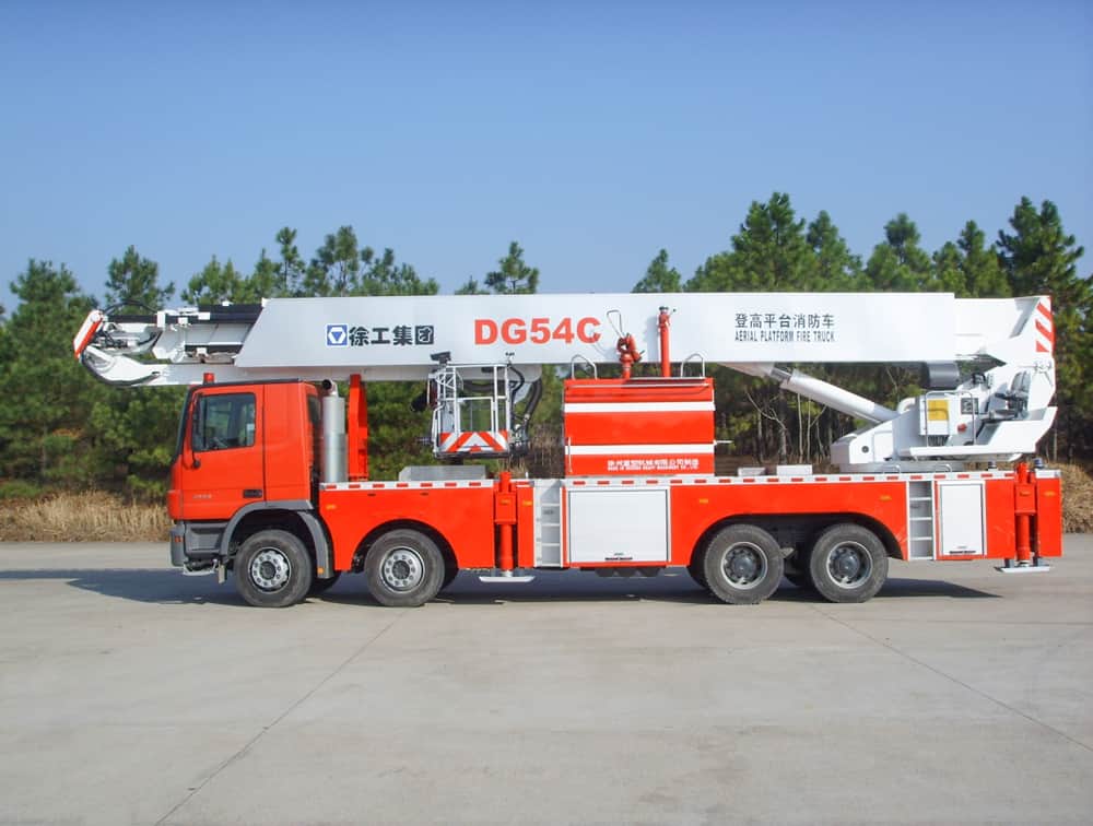 XCMG Official 54m Elevating Aerial Work Platform Fire Truck DG54C for sale