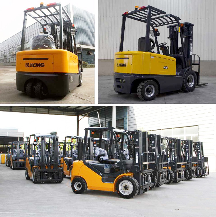 XCMG official manufacturer 3.5 ton forklifts FB35-AZ1 small electric fork lift machine for sale