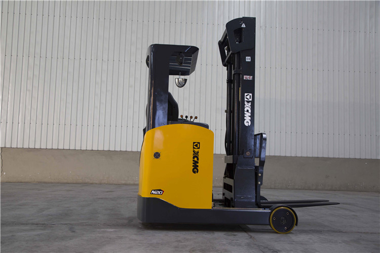 XCMG Electric Lifter 2.5t Small Forklift Self Lift Pallet Stacker FBR25-AZ1 With 2 Stage 3m Mast