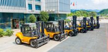 XCMG Electric Forklift Truck Machine 5 Ton Fork Lift Trucks FB50-AZ1 With Attachment Price