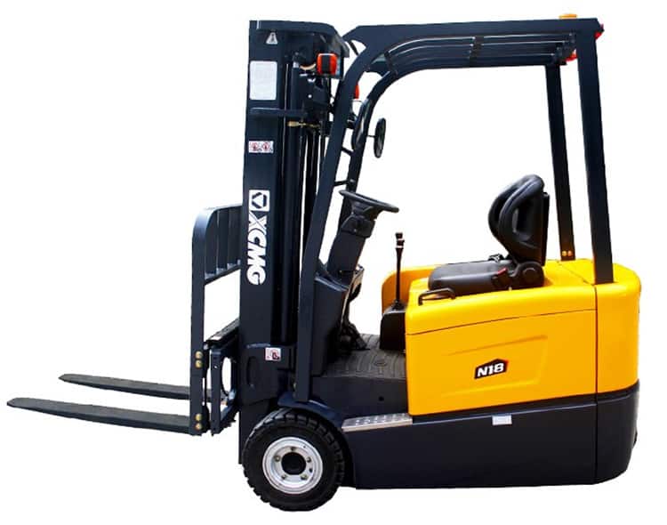XCMG 3 Wheel Lifter Machine Forklift Electric 2 Ton Mini Fork Lift Truck With FBT18-AZ1 For Sale