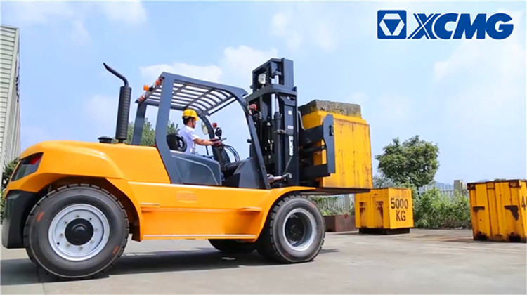 XCMG new 10 ton forklifts FD100T China diesel forklift truck machine with Japan Engine for sale