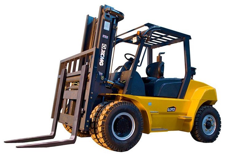 XCMG 10 Ton Forklift Trucks China Heavy Duty Forklift Machine With Cummins Lsuzu Engine Price