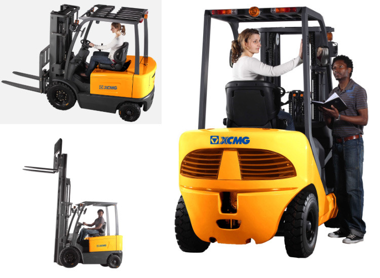 XCMG official 2 ton small forklifts FD20T Chinese mini diesel fork lift truck for sale