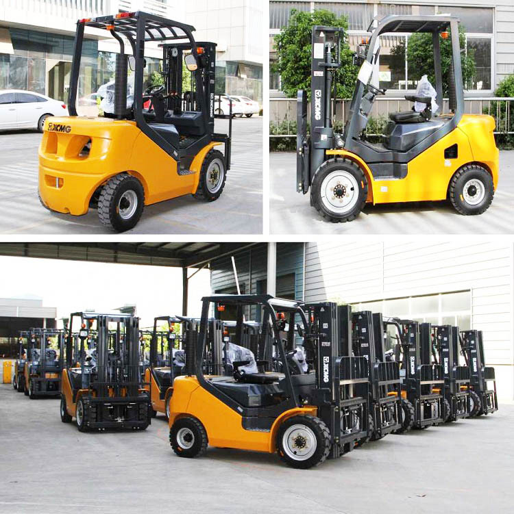 XCMG 3.5 T Diesel Forklift Truck China Small Forklifts FD35T With Attachment For Sale