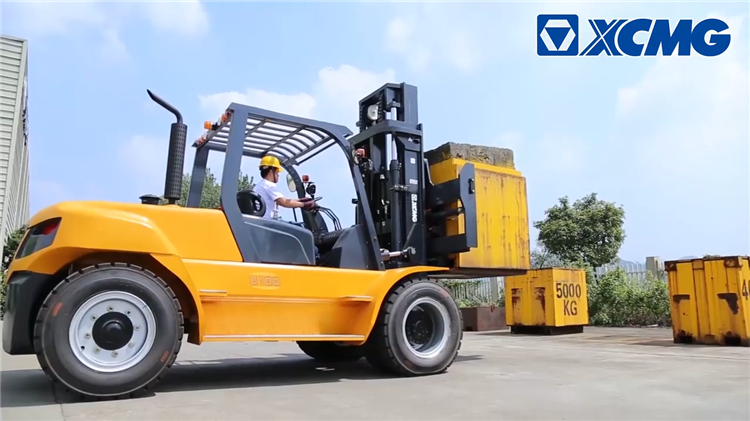 XCMG forklift 7 ton FD70T china new diesel forklift truck with forklift spare parts price