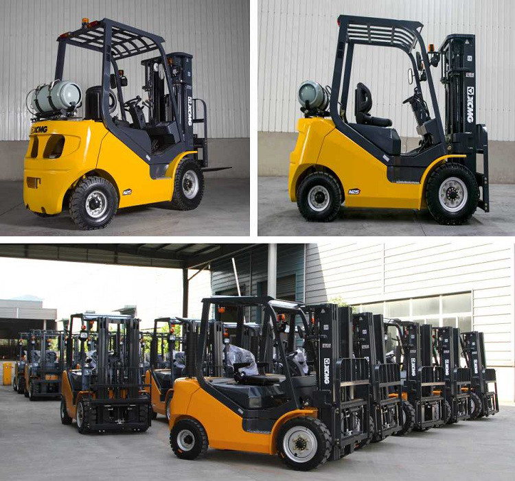 XCMG 1.5 Ton Mini Forklift Truck China Gasoline LPG Fork Lift Trucks FGL15T For Sale