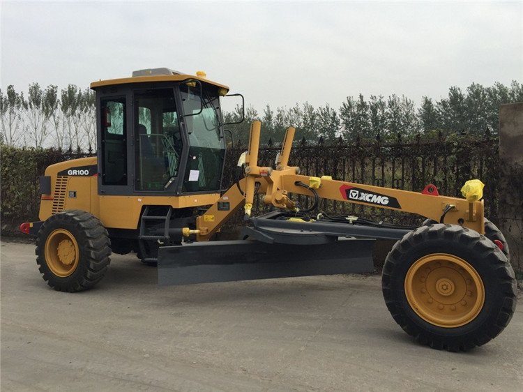 XCMG official mini motor graders GR100 China new 100HP motor grader with Cummins engine for sale