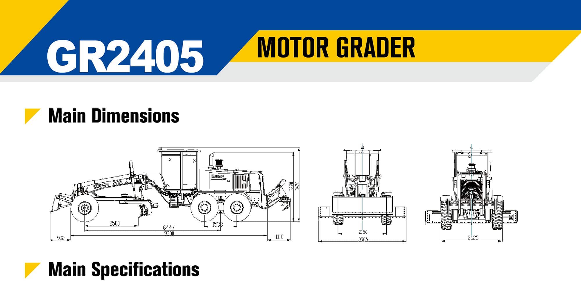 XCMG Official GR2405 Motor Grader for sale