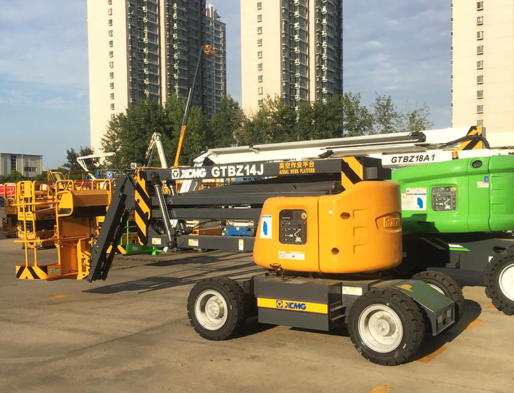 XCMG official 14m China electric articulating boom lift GTBZ14J self-propelled equipment price