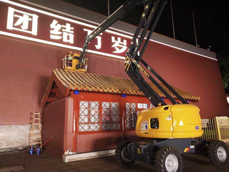 XCMG official 18m mobile hydraulic articulated boom lift GTBZ18A1 aerial work platform for sale