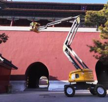 XCMG official 18m mobile hydraulic articulated boom lift GTBZ18A1 aerial work platform for sale