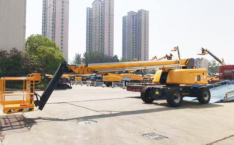 XCMG official manufacturer 26m self-propelled hydraulic telescopic boom lift GTBZ26S aerial vertical work platform for sale