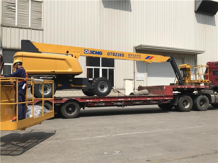 XCMG official manufacturer 26m self-propelled hydraulic telescopic boom lift GTBZ26S aerial vertical work platform for sale
