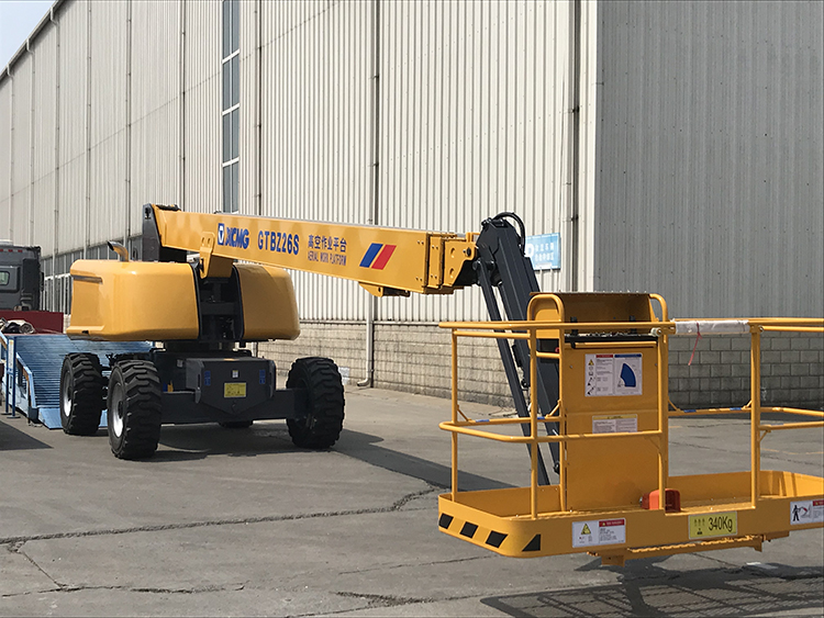 XCMG official manufacturer 26m self-propelled hydraulic telescopic boom lift GTBZ26S aerial vertical work platform for sale