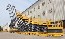 XCMG official 14m self-propelled scissor lift GTJZ1412 aerial working platform with electric and hydraulic drive system for sale