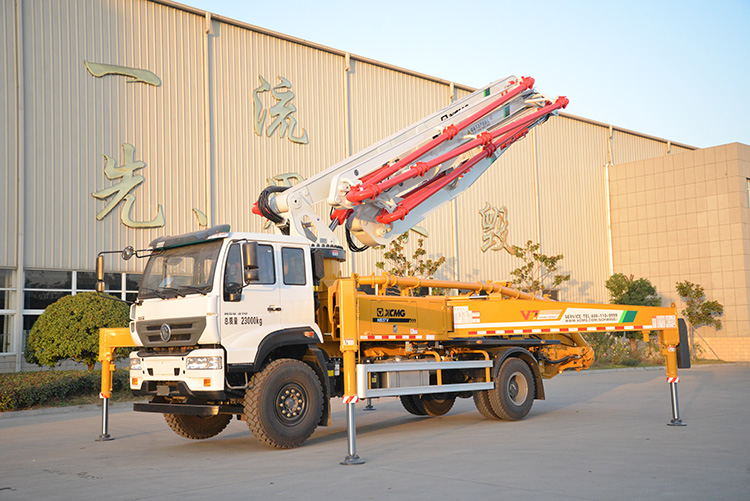 XCMG Official HB37V 37m Small Concrete Pump Trucks for Sale