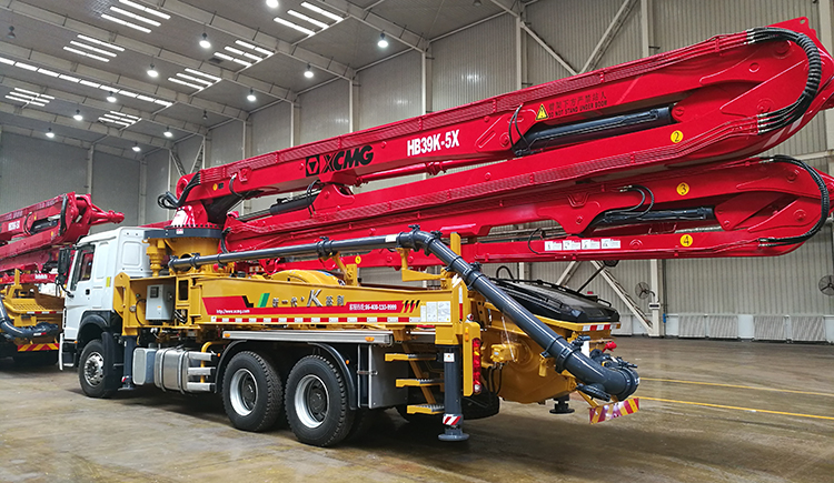 XCMG Schwing Official HB39K 39m Top Brand truck mounted concrete pump price for sale