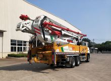 XCMG official concrete pump truck HB52V China new 52m concrete machine with HOWO chassis price