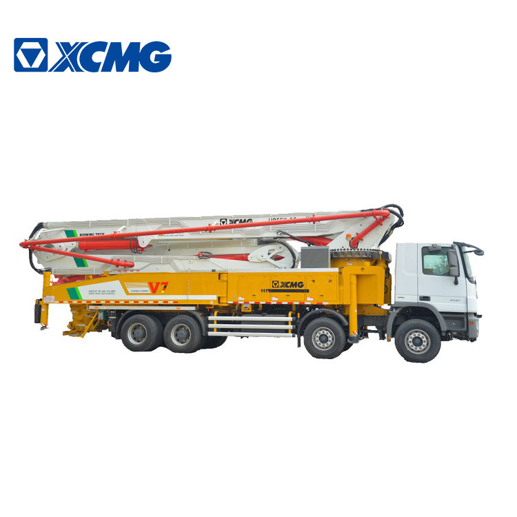 China brand 58m concrete pump machine HB58K concrete mixer pump truck with diesel engine