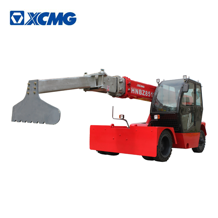 Telescopic single boom furnace tend vehicle HNBZ8512 for aluminum smelters furnace rake slag cinder